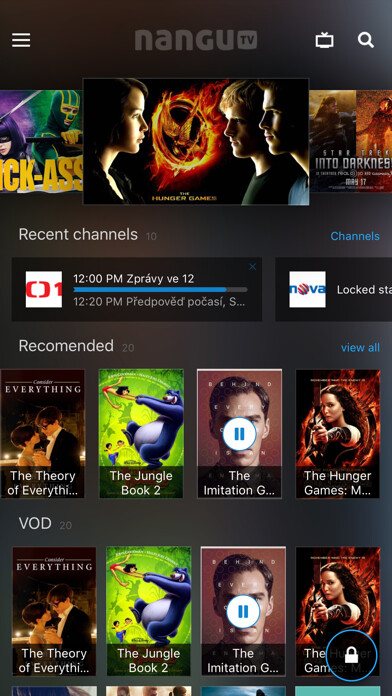Emulate iPhone app nangu.TV OTT using MyAndroid Emulate iPhone app nangu.TV OTT using MyAndroid