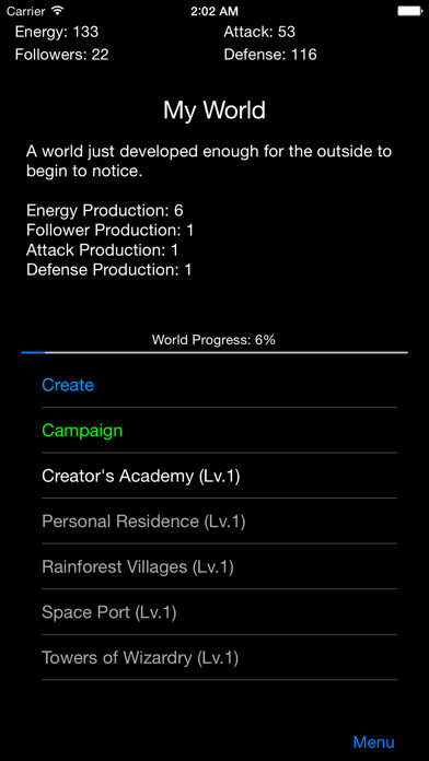 Emulate iPhone app Nano Empire using MyAndroid