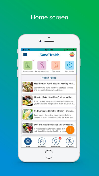 Emulate iPhone app NanoHealth using MyAndroid Emulate iPhone app NanoHealth using MyAndroid
