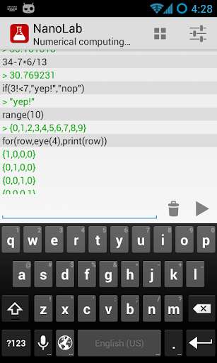 Run android online APK Nanolab from MyAndroid or emulate Nanolab using MyAndroid