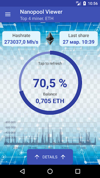 Run android online APK Nanopool Viewer from MyAndroid or emulate Nanopool Viewer using MyAndroid Run android online APK Nanopool Viewer from MyAndroid or emulate Nanopool Viewer using MyAndroid