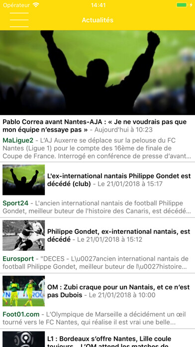 Emulate iPhone app Nantes actu en direct using MyAndroid Emulate iPhone app Nantes actu en direct using MyAndroid