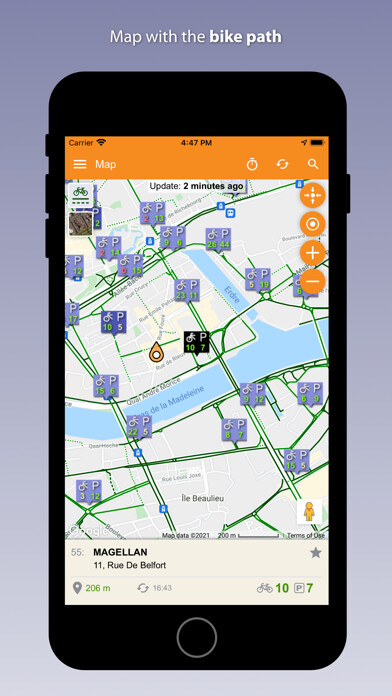 Emulate iPhone app Nantes Bicloo using MyAndroid Emulate iPhone app Nantes Bicloo using MyAndroid