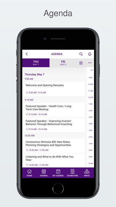 Emulate iPhone app NAPFA Events using MyAndroid Emulate iPhone app NAPFA Events using MyAndroid