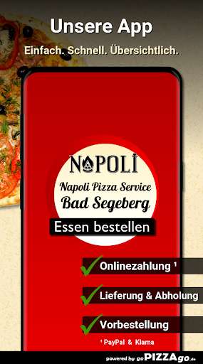 Run android online APK Napoli Pizza Service Bad Segeberg from MyAndroid or emulate Napoli Pizza Service Bad Segeberg using MyAndroid