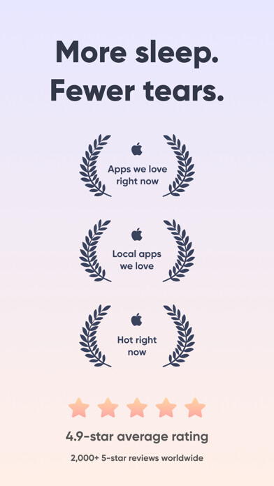 Emulate iPhone app Napper: Baby Sleep Tracker using MyAndroid