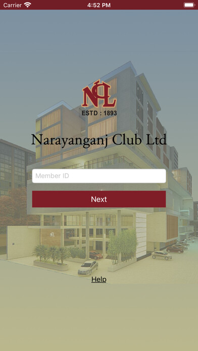Emulate iPhone app Narayanganj Club using MyAndroid