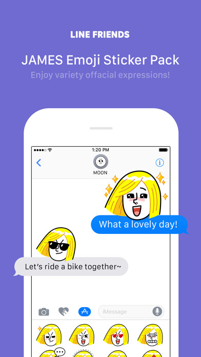 Emulate iPhone app Narcissist, JAMES Emoji - LINE FRIENDS using MyAndroid Emulate iPhone app Narcissist, JAMES Emoji - LINE FRIENDS using MyAndroid