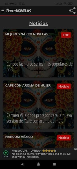 Run android online APK Narco Novelas from MyAndroid or emulate Narco Novelas using MyAndroid