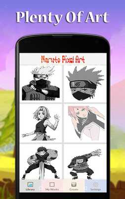 Emulate Android APK Naruto Color By Number : Pixel Art