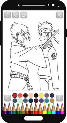 Emulate Android APK Naruto coloring book Emulate Android APK Naruto coloring book
