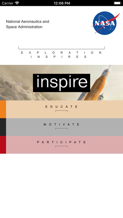 Emulate iPhone app NASA Inspire using MyAndroid