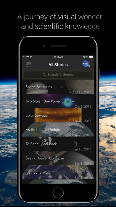 Emulate iPhone app NASA Visualization Explorer using MyAndroid Emulate iPhone app NASA Visualization Explorer using MyAndroid