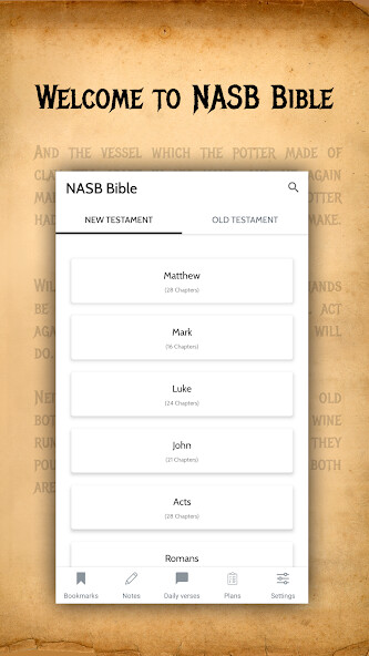 Run android online APK NASB Bible:Offline reading app from MyAndroid or emulate NASB Bible:Offline reading app using MyAndroid