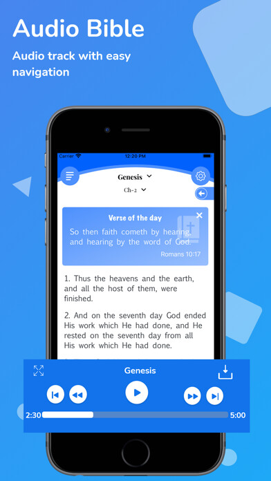 Emulate iPhone app NASB Holy Bible + Audio Mp3* using MyAndroid