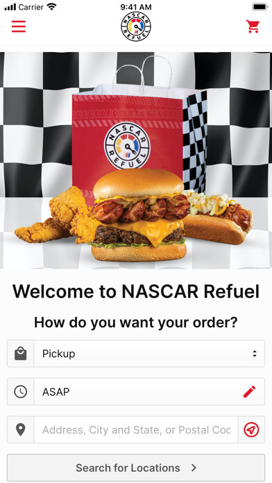Emulate iPhone app NASCAR Refuel Ordering using MyAndroid Emulate iPhone app NASCAR Refuel Ordering using MyAndroid