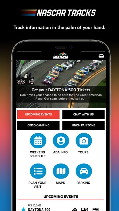 Emulate iPhone app NASCAR Tracks using MyAndroid Emulate iPhone app NASCAR Tracks using MyAndroid