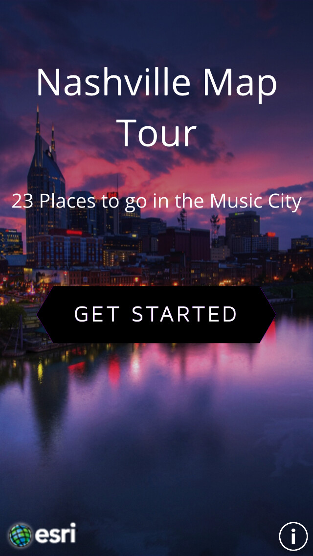 Emulate iPhone app Nashville Map Tour using MyAndroid Emulate iPhone app Nashville Map Tour using MyAndroid