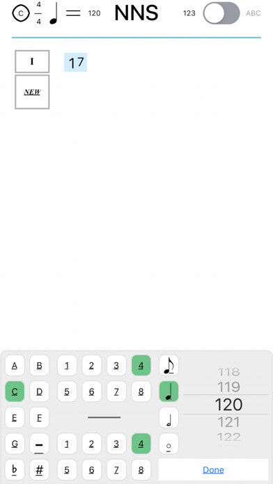 Emulate iPhone app Nashville Numbers using MyAndroid