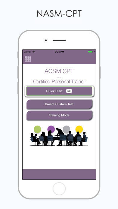 Emulate iPhone app NASM (CPT) Test Prep using MyAndroid Emulate iPhone app NASM (CPT) Test Prep using MyAndroid