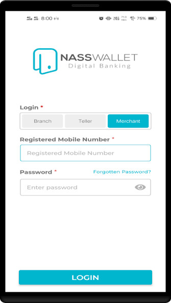 Run android online APK NassWallet Merchants from MyAndroid or emulate NassWallet Merchants using MyAndroid