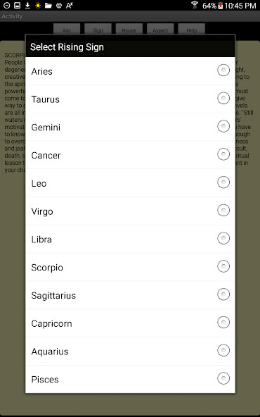Run android online APK Natal Chart Meanings from MyAndroid or emulate Natal Chart Meanings using MyAndroid