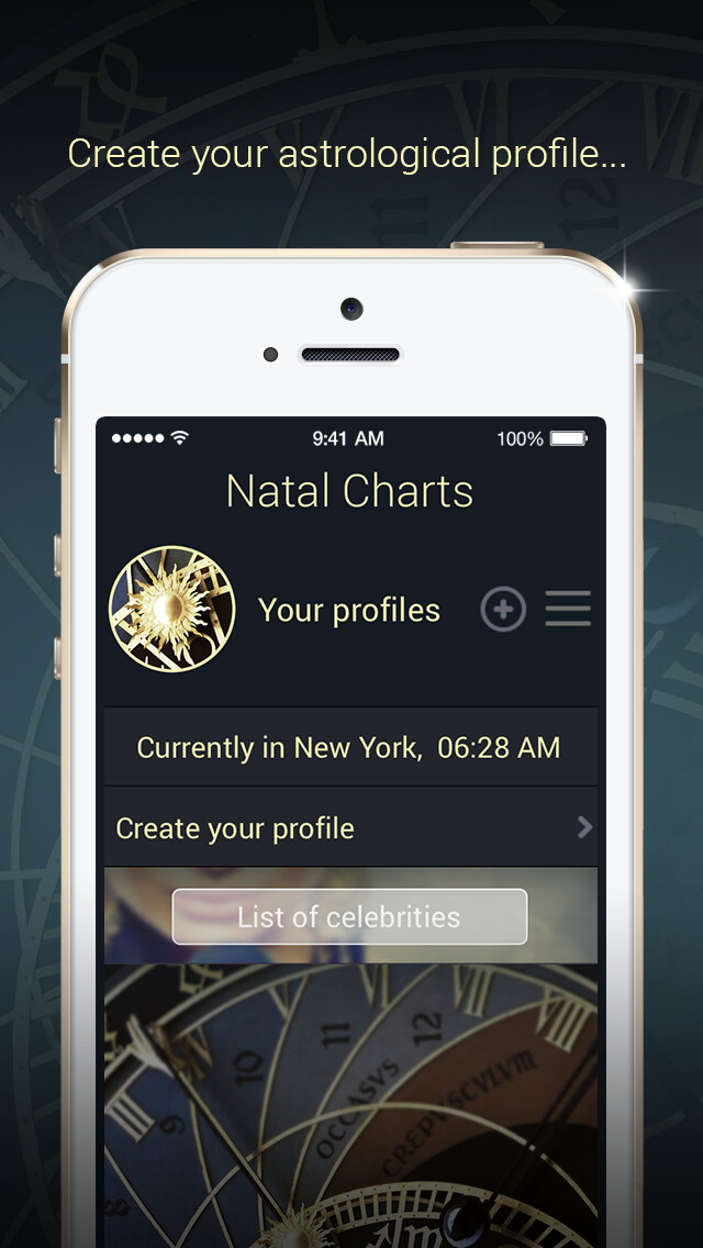 Emulate iPhone app Natal Charts using MyAndroid