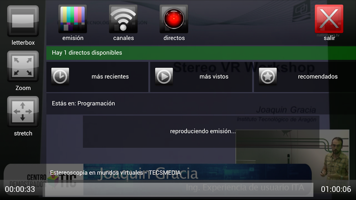Emulate Android APK Natinnova Mobile Web TV HD