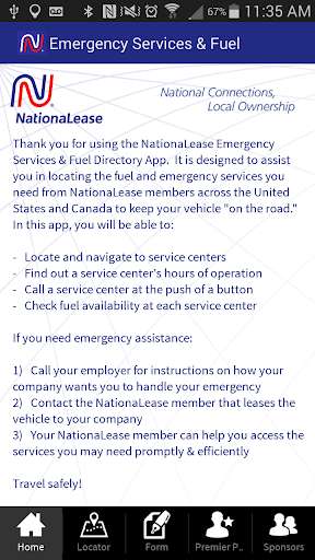 Run android online APK NationaLease Emergency Service from MyAndroid or emulate NationaLease Emergency Service using MyAndroid