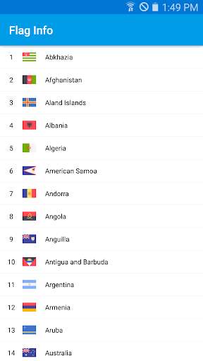 Run android online APK National Flag Info from MyAndroid or emulate National Flag Info using MyAndroid