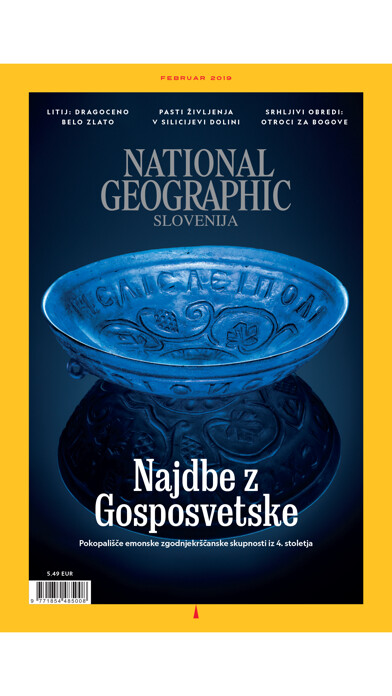 Emulate iPhone app National Geographic Slovenija using MyAndroid