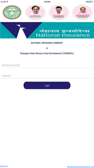 Emulate iPhone app NationalInsurance(TJS) using MyAndroid
