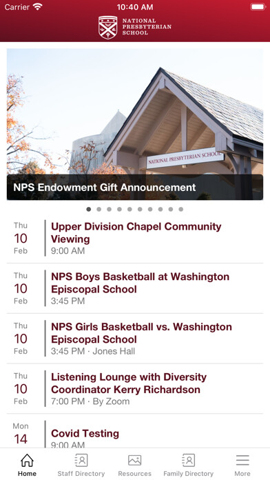 Emulate iPhone app National Presbyterian School using MyAndroid Emulate iPhone app National Presbyterian School using MyAndroid