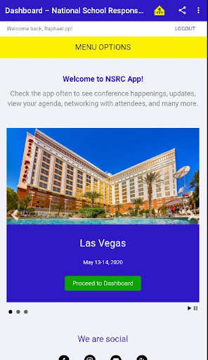 Run android online APK National School Response Conference from MyAndroid or emulate National School Response Conference using MyAndroid
