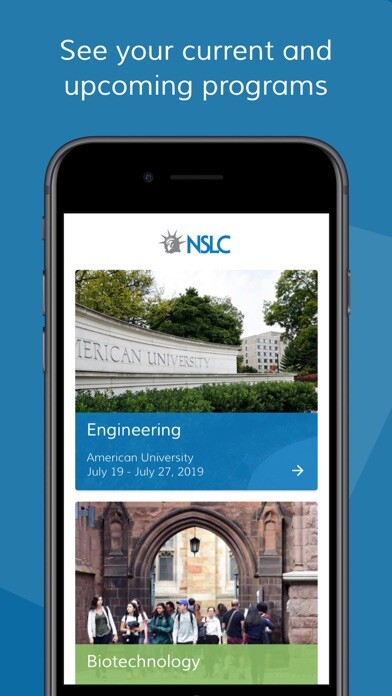 Emulate iPhone app National Student Leadership using MyAndroid