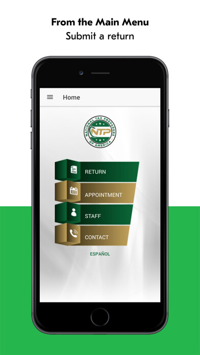 Emulate iPhone app National Tax Preparers using MyAndroid