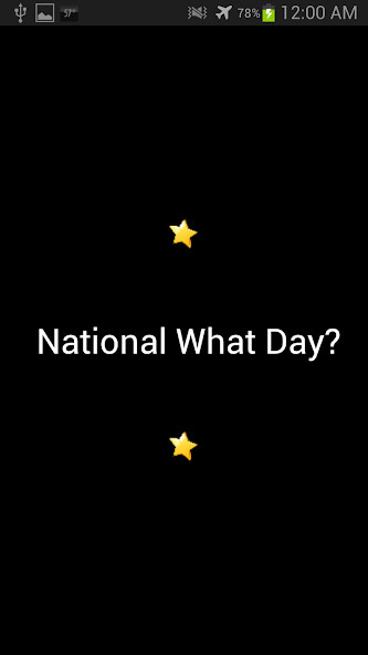 Emulate Android APK National What Day?