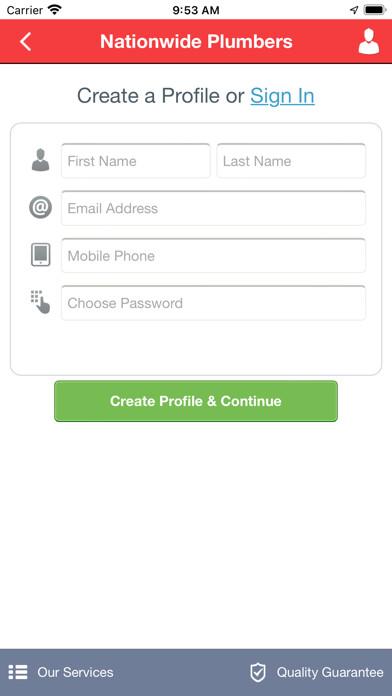 Emulate iPhone app Nationwide Plumbers using MyAndroid Emulate iPhone app Nationwide Plumbers using MyAndroid