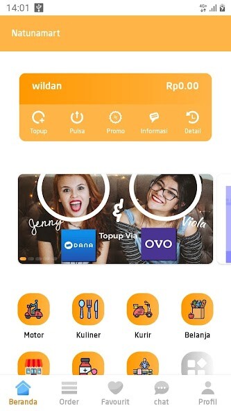 Run android online APK NatunaMart from MyAndroid or emulate NatunaMart using MyAndroid
