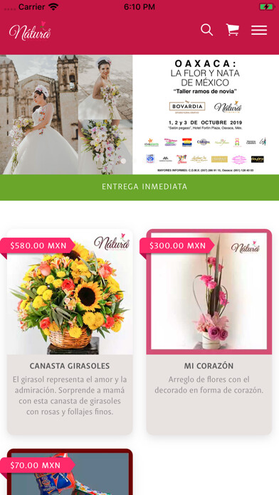 Emulate iPhone app Natura App using MyAndroid