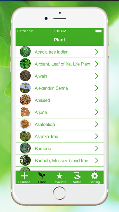 Emulate iPhone app Natural Ayurvedic Home Remedies - Natural & Ayurvedic Herb Free using MyAndroid