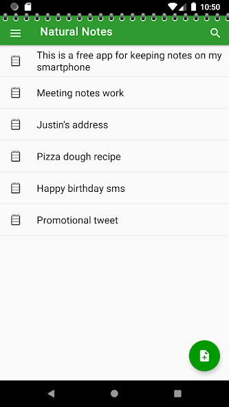 Run android online APK Natural Notes from MyAndroid or emulate Natural Notes using MyAndroid