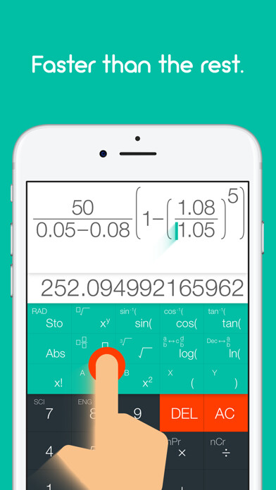 Emulate iPhone app Natural Scientific Calculator using MyAndroid Emulate iPhone app Natural Scientific Calculator using MyAndroid