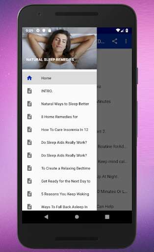 Run android online APK Natural Sleep Remedies from MyAndroid or emulate Natural Sleep Remedies using MyAndroid