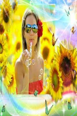 Emulate Android APK Natural Sunflower Photo Frames