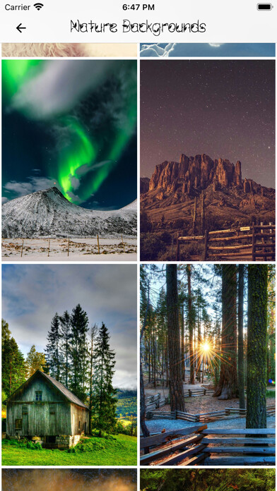 Emulate iPhone app Nature Backgrounds & Images using MyAndroid Emulate iPhone app Nature Backgrounds & Images using MyAndroid