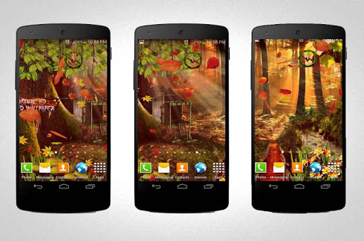 Emulate Android APK Nature Clock Wallpaper Emulate Android APK Nature Clock Wallpaper