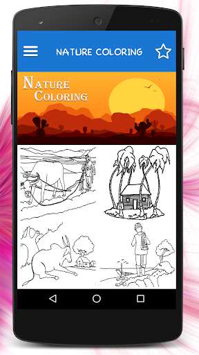 Run android online APK Nature Coloring from MyAndroid or emulate Nature Coloring using MyAndroid