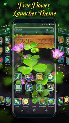Emulate Android APK Nature flower style launcher theme wallpaper Emulate Android APK Nature flower style launcher theme wallpaper