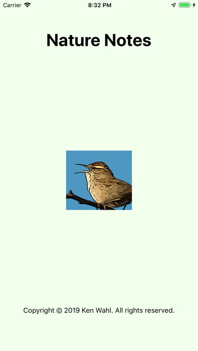 Emulate iPhone app Nature Notes using MyAndroid